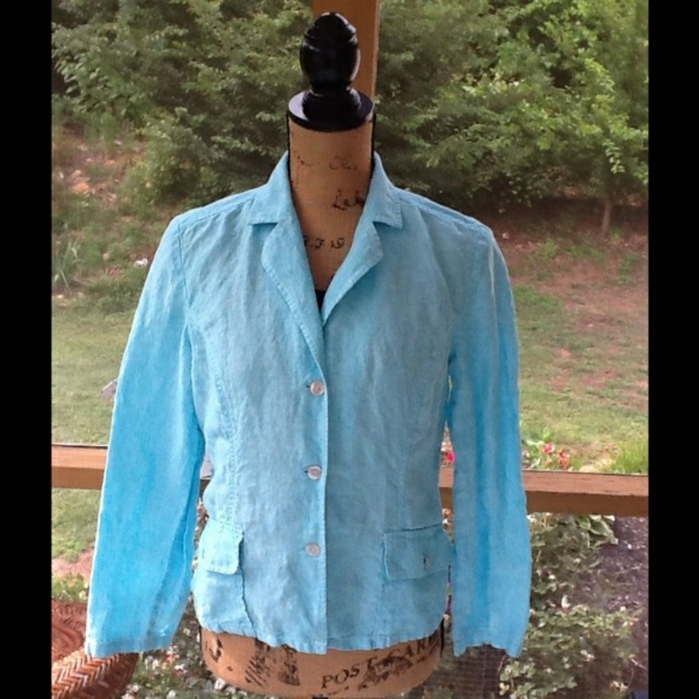 Willi Smith linen jacket/top S-M 6-8